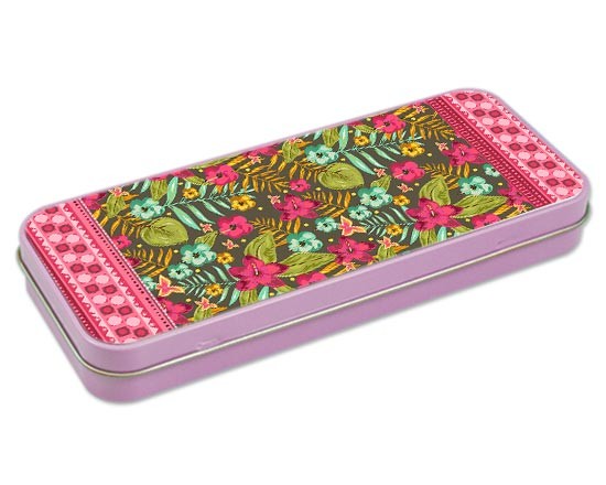 Fiori colorati per il tuo astuccio in metallo