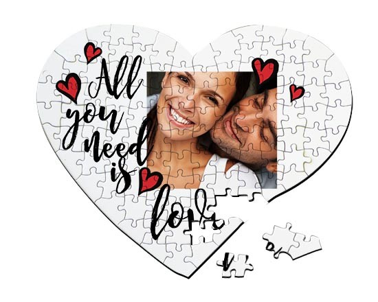 Puzzle cuore A3 Need love