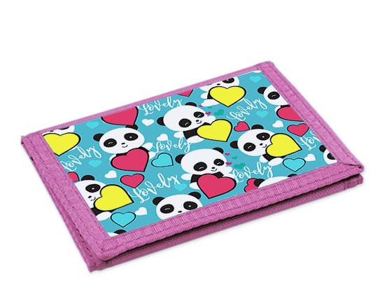 Portafogli a strappo Lovely panda