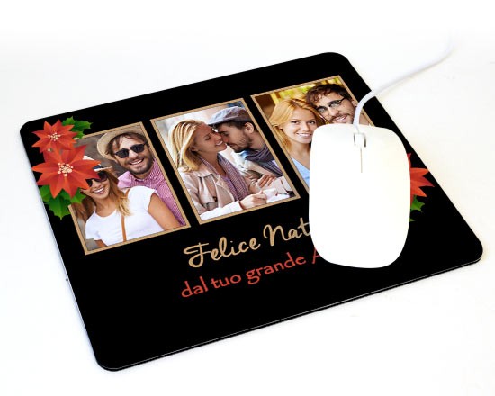 Tappetino mouse Black Christmas