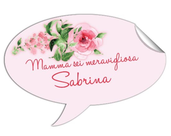 Sticker adesivo personalizzato