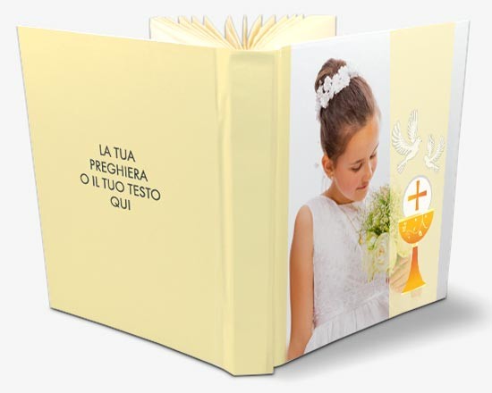 album 24x30 cm con copertina prima comunione