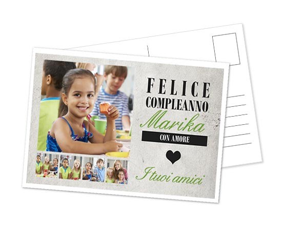 Cartolina Felice compleanno