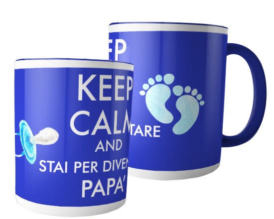 Tazza panoramica Keep calm dad