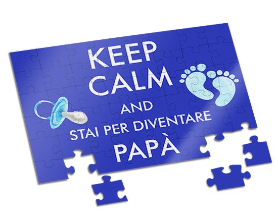 Puzzle A4 Keep calm dad