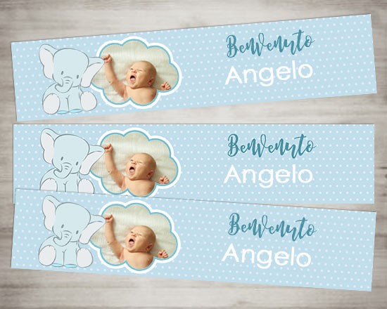 Segnalibro Elegant Elefantino blu