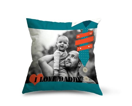 Cuscino in pile I love daddy