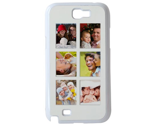 Cover Galaxy Note 2 con 6 riquadri per le tue foto