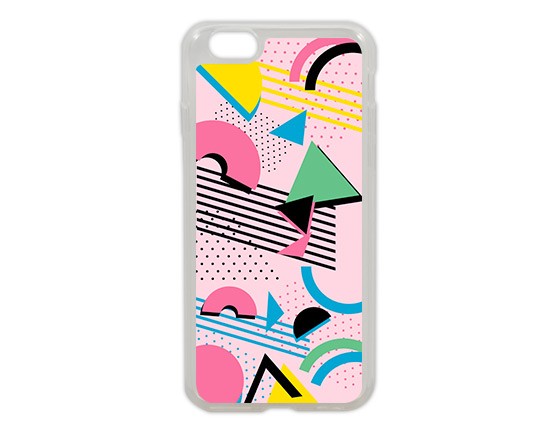 Cover in gel con grafica colorata