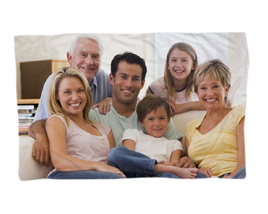 Per tutta la tua famiglia il regalo perfetto è una coperta personalizzata