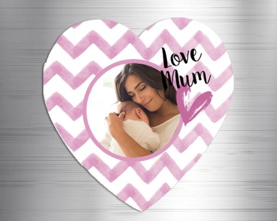Calamita cuore masonite Mum zig zag