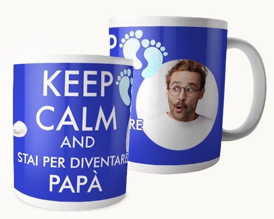 Tazza panoramica Keep calm dad
