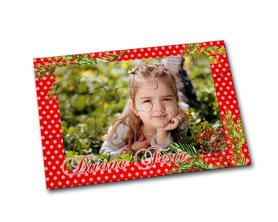 Puzzle Magnetici Rettangolari Bacche natalizie