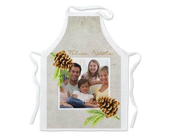 Grembiule personalizzato con grafica Pine cone