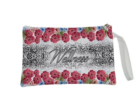 Una grafica maculata e floreale per la tua pochette