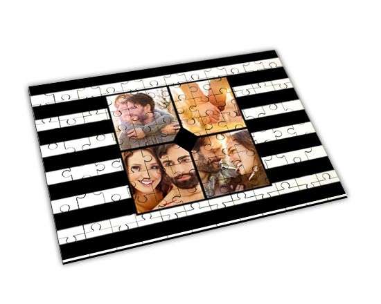 Puzzle Big in legno Black bands