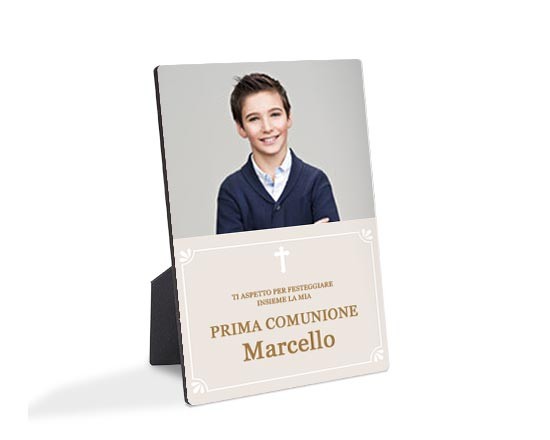 Cornice fotografica 30x20 Communion beige