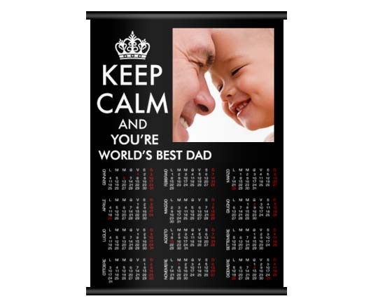 Calendario A3 Pagina Singola Keep calm