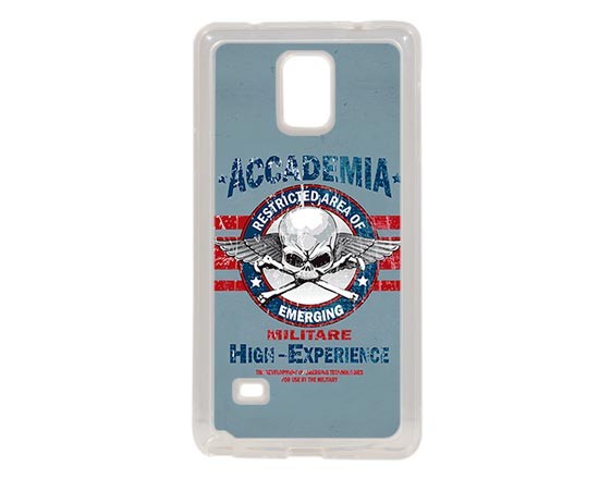 Cover Note 4 con grafica militare