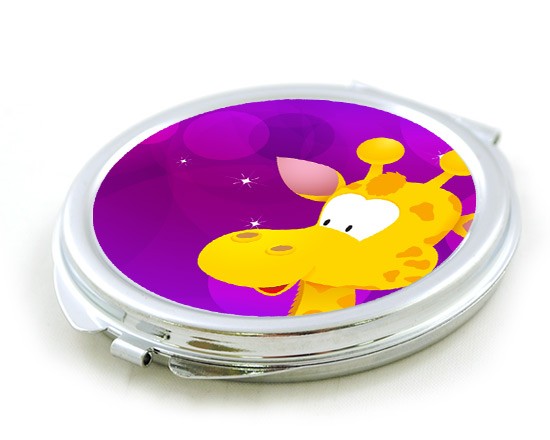 Specchietto borsetta Giraffa