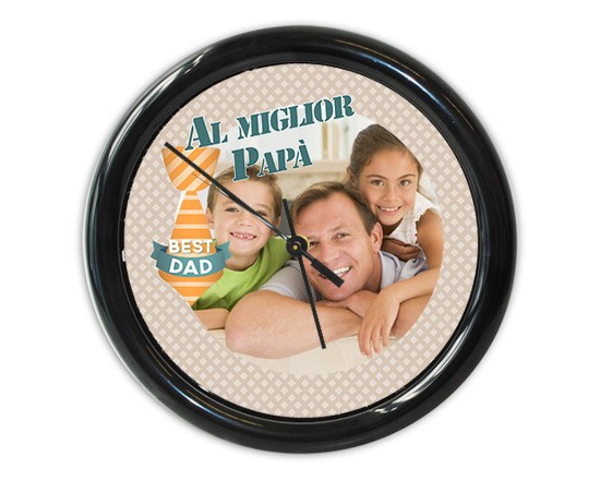Orologio da muro rotondo Best dad
