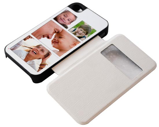 Custodia personalizzata per iPhone 4 con sportellino laterale