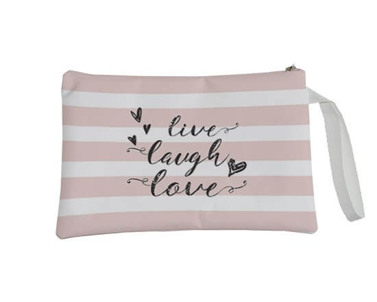 Pochette con grafica romantica