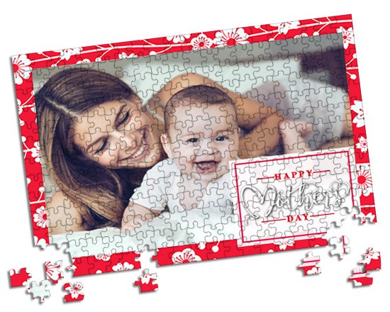 Puzzle A3 Mum and flowers