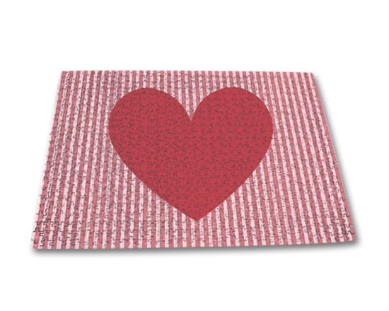 Il tuo puzzle con il cuore rosso e il magnifico sfondo verticale
