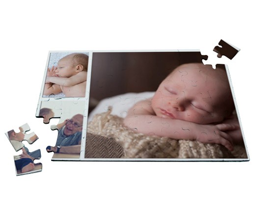 puzzle collage nel formato A4