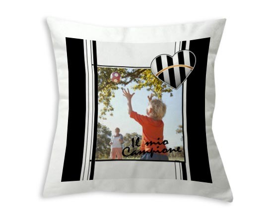 Cuscino classico con grafica calcio