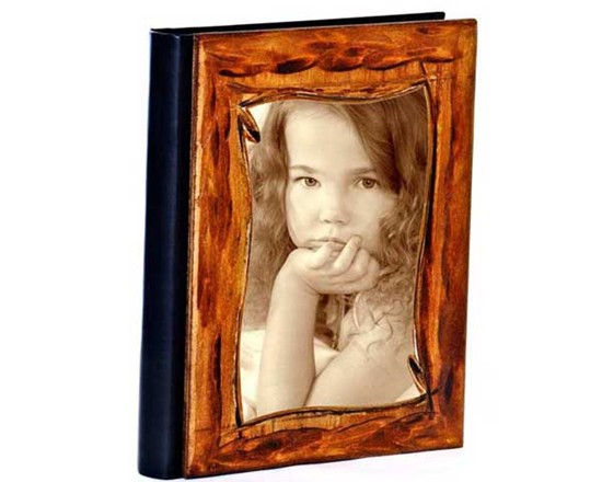 Album Fotografico Legno Gold
