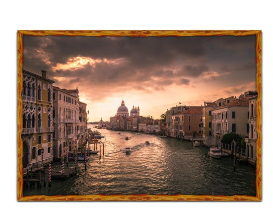 Stampa su legno Parigi 60x40