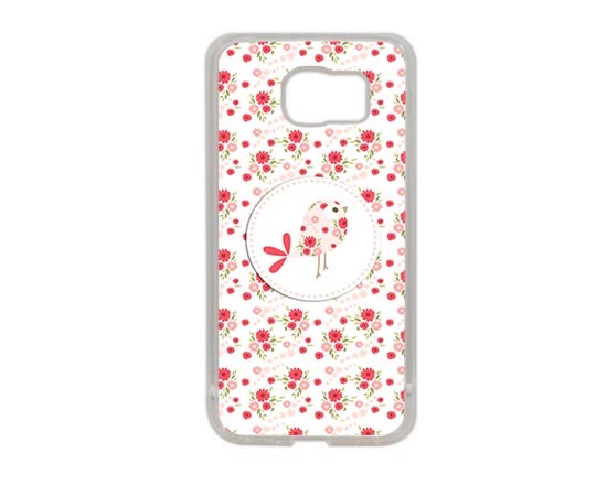 Cover con fiori e uccellino