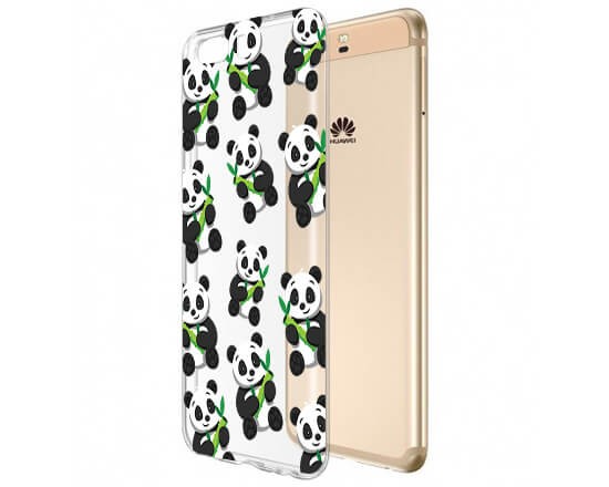 Cover trasparente Huawei P10 Panda