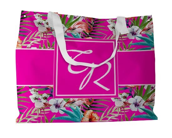Borsa mare Fantasy flowers