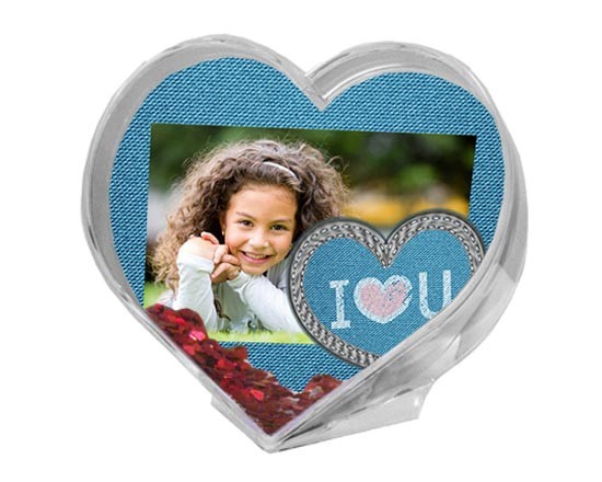 crea palla di neve a cuore