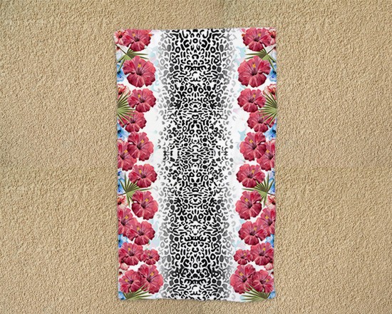 Telo mare 90x150 Fashon flowers