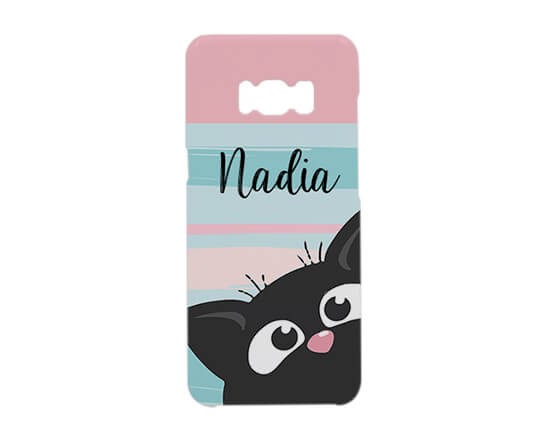 Cover con gattino per Galaxy s8 plus