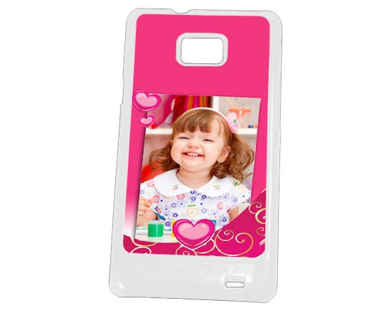 Grafica con cuore per cover Galaxy SII