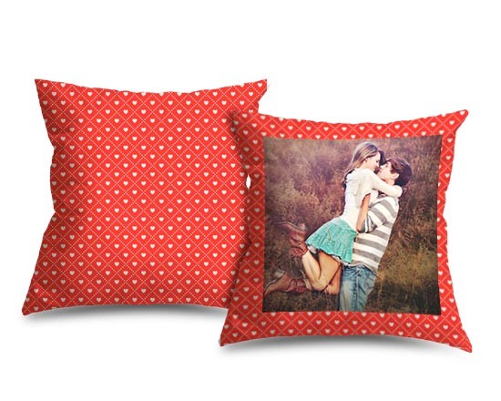 Cuscino dainetto con texture cuori