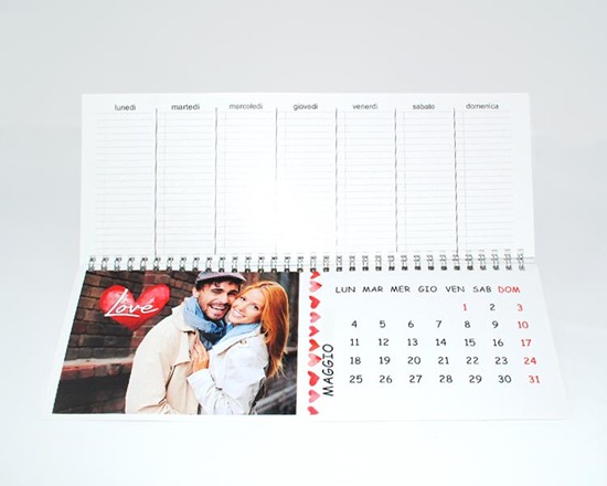 Calendario da scrivania Crazy love