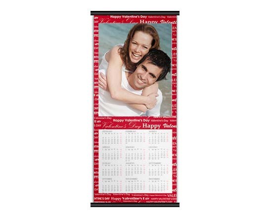 Calendario con grafica stilizzata, per i tuoi regali romantici