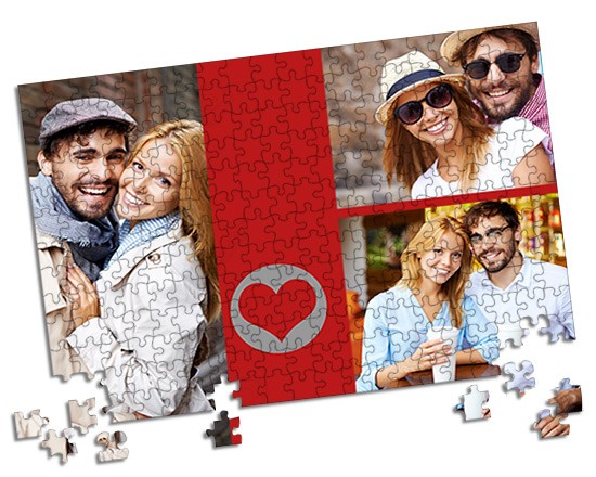 Il tuo collage personalizzato per un puzzle emozionante