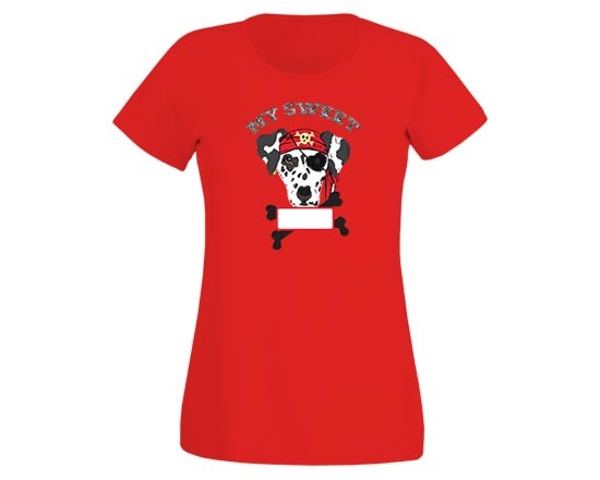 Il pirata nero per la tua t-shirt donna