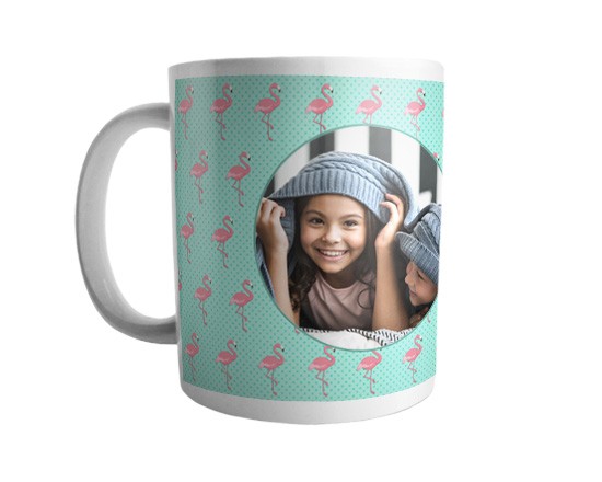 Tazza Panoramica Fenicotteri rosa