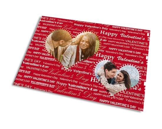 Il tuo San Valentino si tinge di rosso per decorare il puzzle romantico