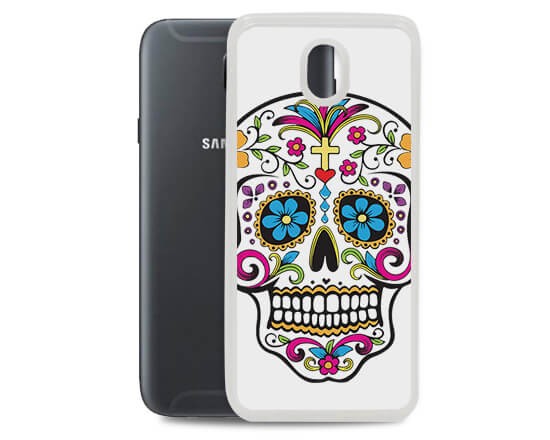Cover in silicone Galaxy J7 Teschio - 2017