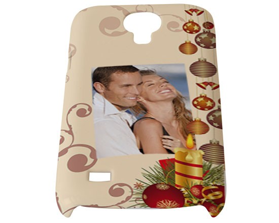 cover Galaxy s4 mini con grafica di natale