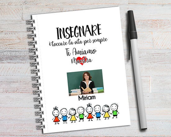 Agenda personalizza con spirale